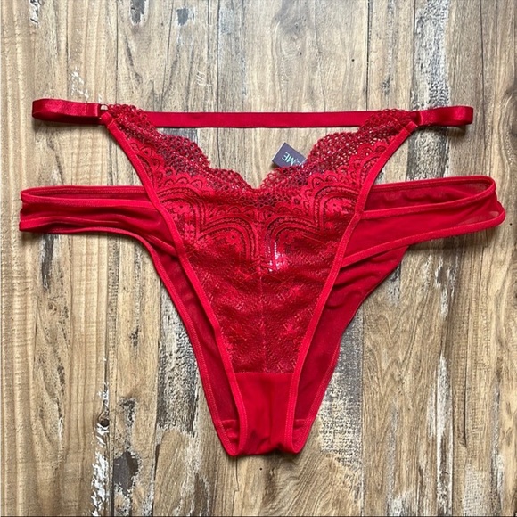 Adore Me Victoria’s Secret Vintage Pop Art German Nylon Underwear G-String Thong - Picture 1 of 16